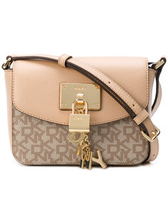 padlock flap shoulder bag DKNY