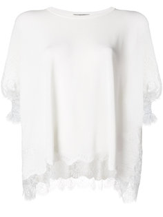 блузка с кружевной отделкой  Ermanno Scervino