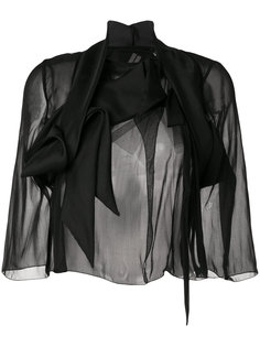 пиджак комбинированного кроя Wishbone Rick Owens