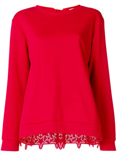 толстовка с ажурными панелями P.A.R.O.S.H.