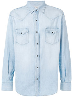 джинсовая рубашка Western Saint Laurent