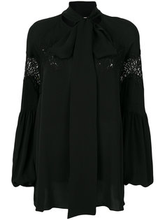 блузка с завязкой на вороте  Givenchy