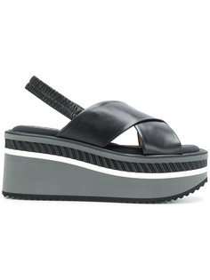 sling-back wedge sandals Robert Clergerie