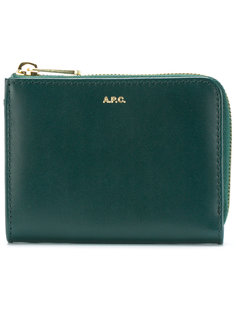 кошелек с логотипом A.P.C.