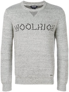 свитер с логотипом вязки "интарсия" Woolrich
