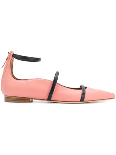 балетки с заостренным носком Malone Souliers