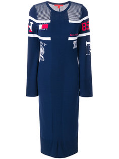 платье с отделкой в рубчик Tommy Hilfiger