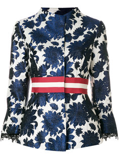 жаккардовый пиджак с цветочным узором Bazar Deluxe