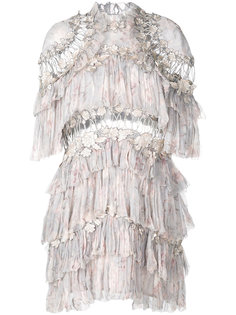 платье с цветочным декором Zimmermann