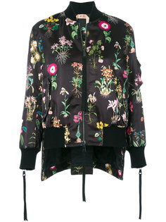 куртка-бомбер с цветочным принтом Nº21