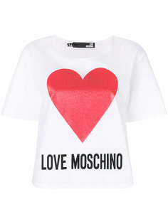 футболка с принтом логотипа Love Moschino