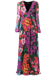 длинное платье с цветочным принтом Twin-Set