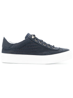 crocodile embossed sneakers Jimmy Choo