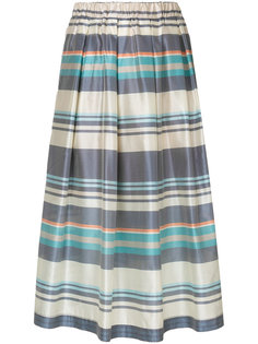 А-образная юбка миди в клетку  Semicouture