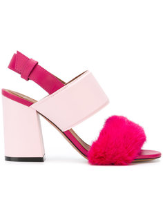 slingback block heel sandals Givenchy