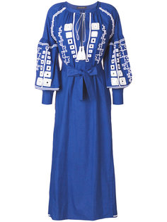 Mirrors embroidered maxi dress Wandering