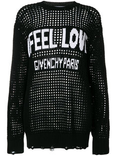 джемпер открытой вязки Givenchy