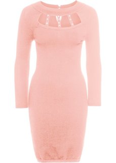 Платье вязаное (розовый) Bonprix