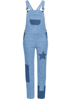 Комбинезон джинсовый (голубой) Bonprix