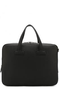 Кожаная сумка для ноутбука с плечевым ремнем Tom Ford