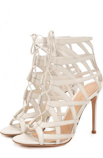 Кожаные босоножки Adina на шпильке Gianvito Rossi
