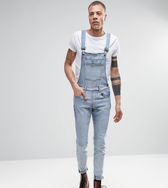 Светлый джинсовый комбинезон скинни Dr Denim Ira - Синий
