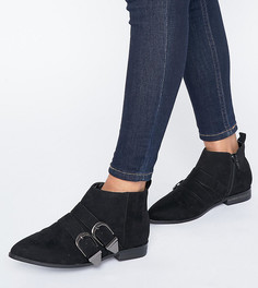 Ботильоны для широкой стопы ASOS ANGLIFY - Черный