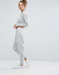 Спортивные штаны с логотипом Calvin Klein Jeans - Серый