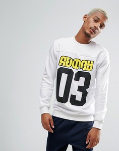 Белый свитшот adidas Originals Seoul Pack Winter BS2626 - Белый