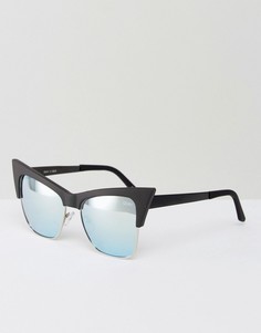 Солнцезащитные очки со стеклами мятного цвета Quay Australia - Черный