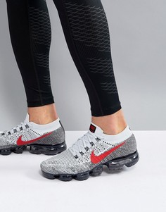 Серые кроссовки Nike Running VaporMax Flyknit 849558-020 - Серый