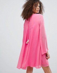 Платье в стиле кимоно с завязкой на спине Traffic People - Розовый