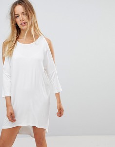 Платье-футболка свободного кроя Vero Moda - Белый