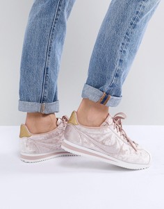 Nike cortez deals velvet rosa