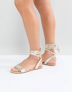 Сандалии ASOS FIOLA - Золотой