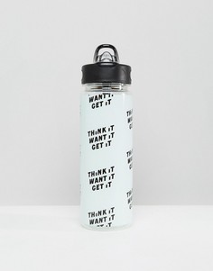 Бутылка для воды с текстовым принтом Ban.do - Мульти