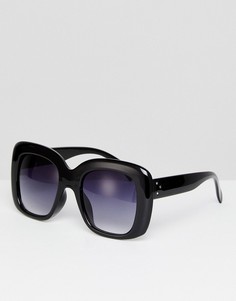 Большие черные солнцезащитные очки кошачий глаз AJ Morgan - Черный