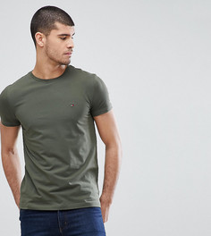 Зауженная футболка оливкового цвета Tommy Hilfiger эксклюзивно для ASOS - Зеленый
