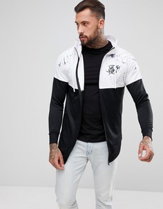 Худи белого цвета с принтом SikSilk - Белый