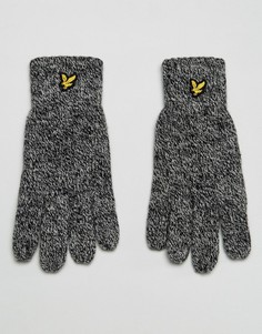 Черные перчатки с логотипом Lyle & Scott - Черный