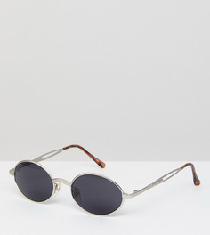 Серебристые солнцезащитные очки Reclaimed Vintage Inspired эксклюзивно для ASOS - Серебряный