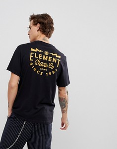 Черная футболка Element Zap - Черный