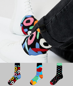 3 пары носков в подарочной упаковке Happy Socks - Мульти