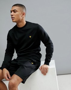 Черный свитер Lyle & Scott Fitness Braid SUIT 1 - Черный