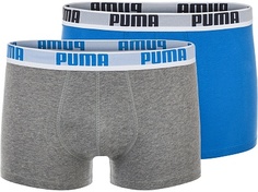 Трусы мужские Puma Basic Short Вoxer, 2 штуки, размер 44-46