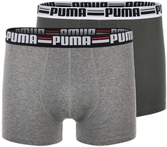 Трусы мужские Puma Brand Boxer, 2 штуки, размер 44-46
