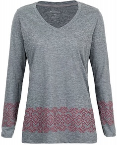 Футболка с длинным рукавом женская Columbia Sweater Stripe
