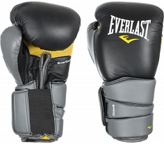 Перчатки боксерские Protex3, Черный, Серый, L-XL, 16 oz, размер 7-8 Everlast