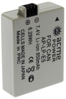 Аккумулятор для фотоаппарата AcmePower AP LP-E5/NP-5