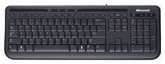 Клавиатура Microsoft Wired Keyboard 600 Black USB (черный)